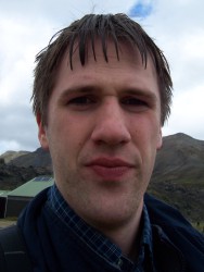In Iceland after a geothermal swim